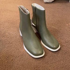 Olive green Camper booties